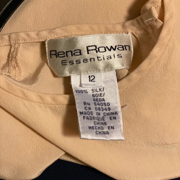 Rena Rowan Essentials sleeveless blouse size 12 - Picture 3 of 3